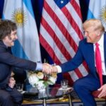 Javier Milei y Donald Trump reunidos
