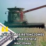 Sebastián Campo, productor agropecuario, dialogando sobre políticas de retenciones
