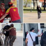 simulacro de secuestro en estación de servicio