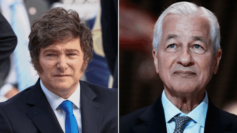 Jamie Dimon reunido con Javier Milei antes de las elecciones legislativas
