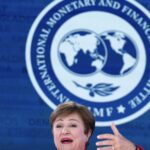 Kristalina Georgieva hablando sobre el ajuste económico en Argentina