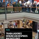 Protesta de trabajadores despedidos de Rodo en Unicenter