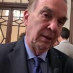 Miguel Pichetto hablando en ProTextil 2025