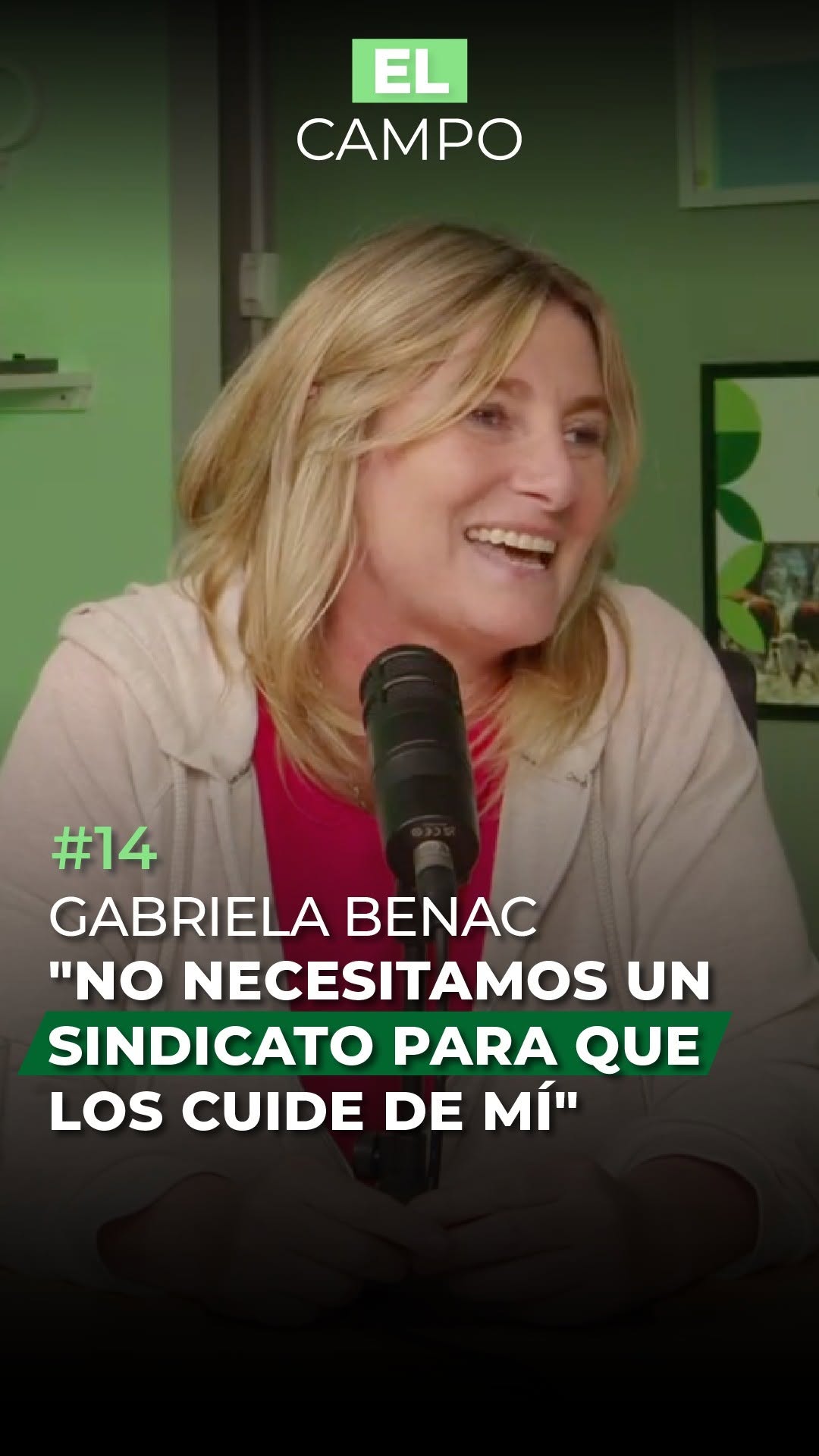 Gabriela Benac, empresaria argentina hablando sobre cuidado laboral