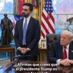 Donald Trump y Zohran Mamdani en una entrevista