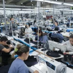 Planta industrial de la empresa TN Platex en la industria textil