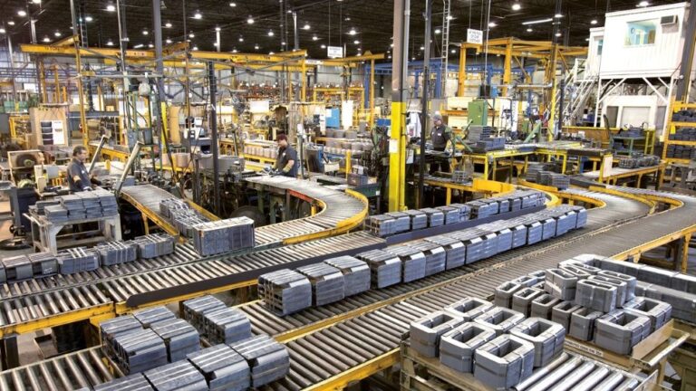 Gráfico ilustrativo sobre la baja del 2% de la industria según la UIA