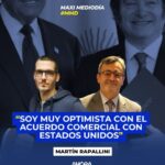 Martín Rappallini presidente de UIA opinando sobre el acuerdo comercial con Estados Unidos