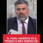 Rollo de papel higiénico, símbolo del consumo argentino en Cyber Monday