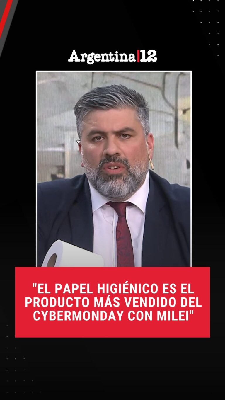 Rollo de papel higiénico, símbolo del consumo argentino en Cyber Monday
