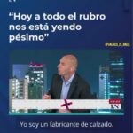 Interior de una fábrica de calzado mostrando la producción afectada