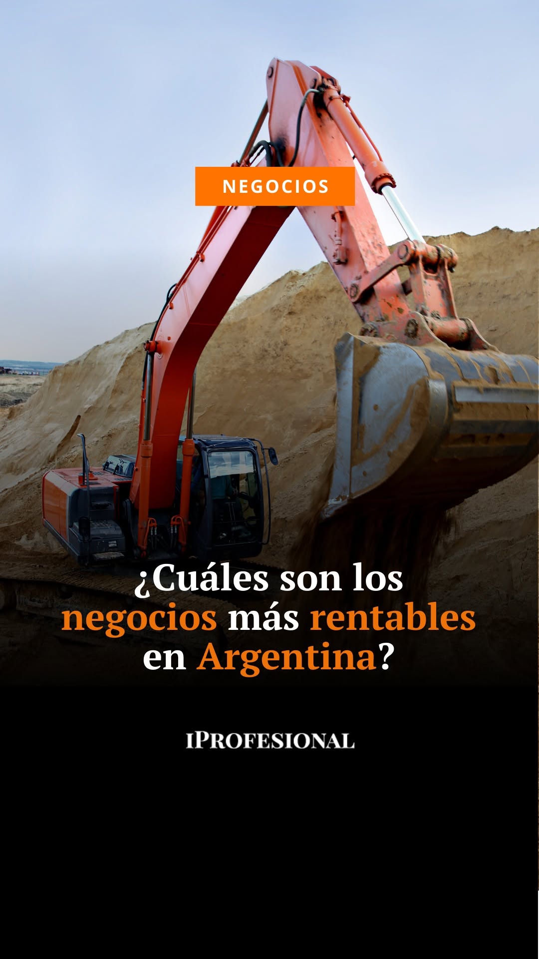 Gráfico sectorial de negocios rentables en Argentina