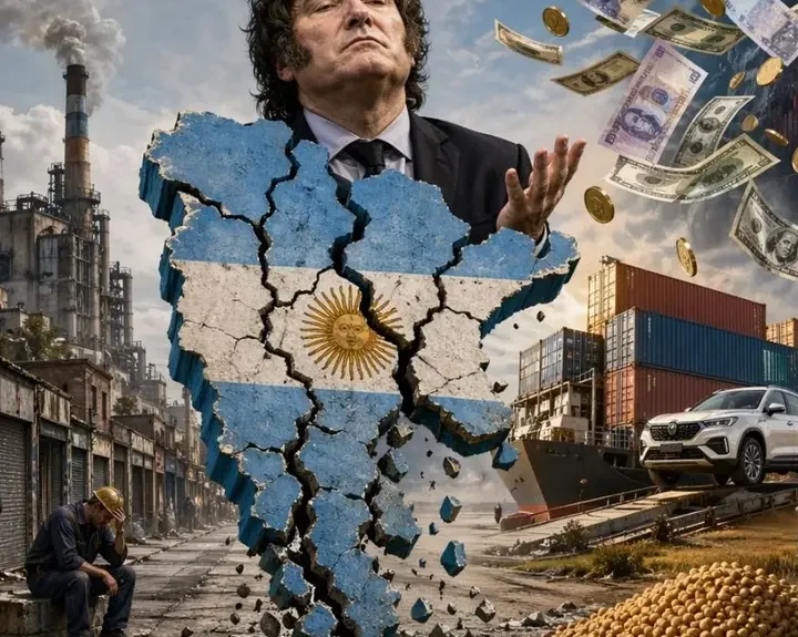 economía - La economía de Milei dejará una Argentina rota con una crisis productiva y financiera.