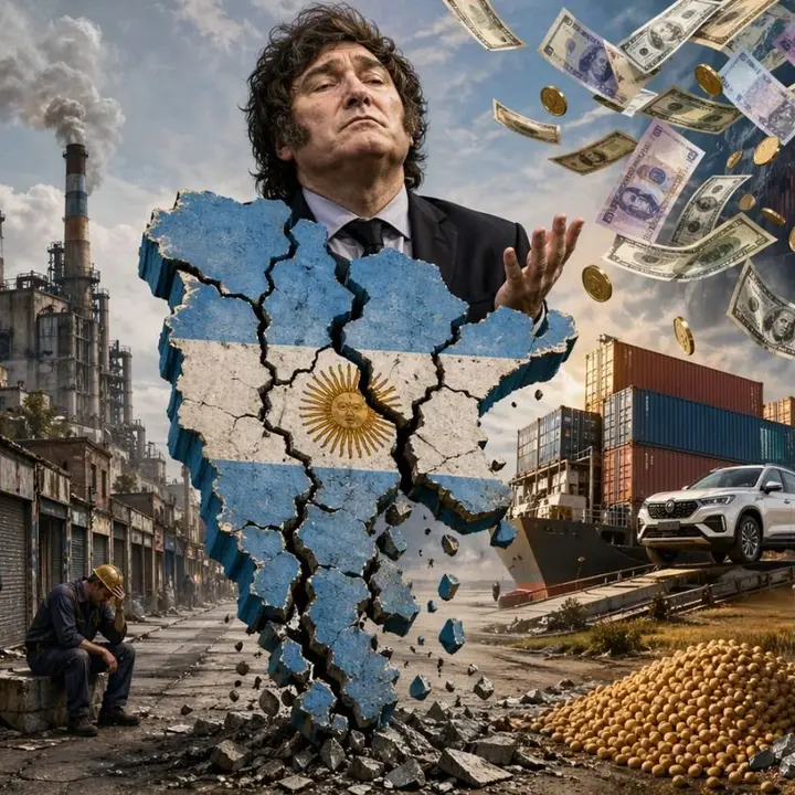 economía - La economía de Milei dejará una Argentina rota con una crisis productiva y financiera.
