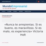 nunca - «Nunca te arrepientas. Si es bueno, es maravilloso. Si es