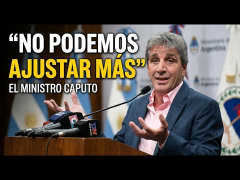 CAPUTO - :CAPUTO ADVIERTE: NO PODEMOS AJUSTAR MÁS" por Matías Batista
