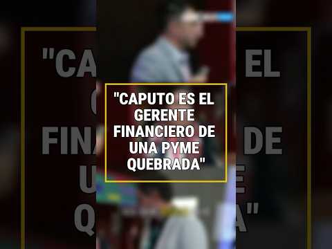 ¿CAE - ¿CAE EL PLAN DE CAPUTO? DAL POGGETTO CUESTIONA EL PROGRAMA ECONÓMICO