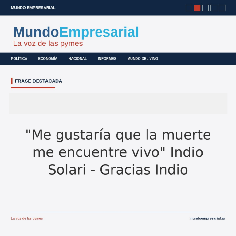 gustaría - "Me gustaría que la muerte me encuentre vivo" Indio Solari