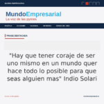 tener - "Hay que tener coraje de ser uno mismo en un mundo quer