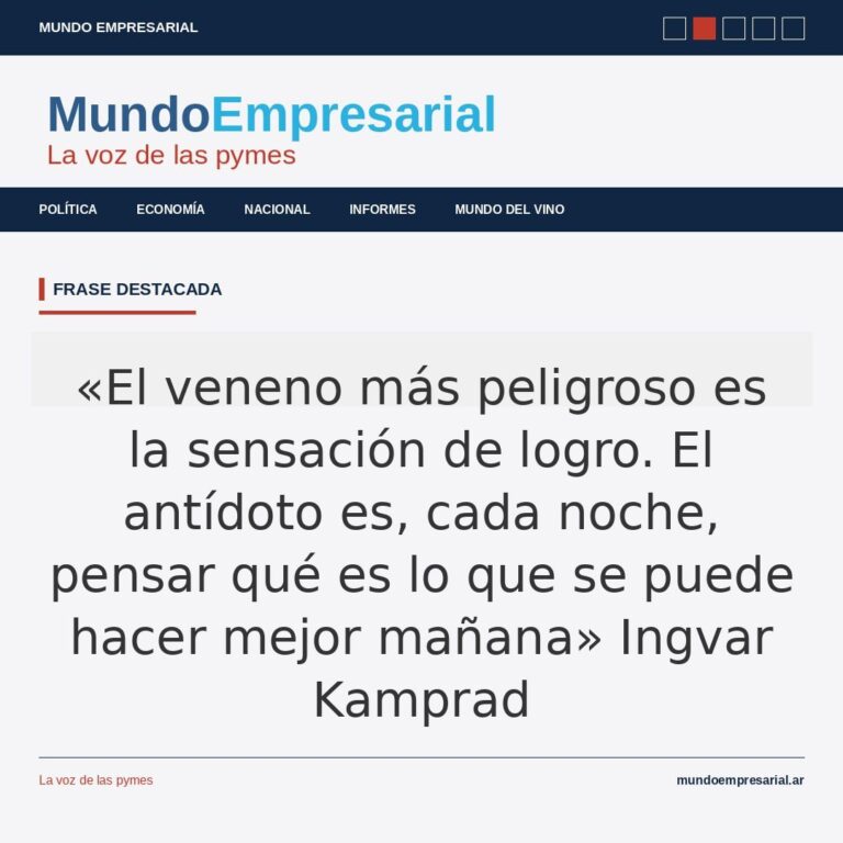 veneno - «El veneno más peligroso es la sensación de logro. El