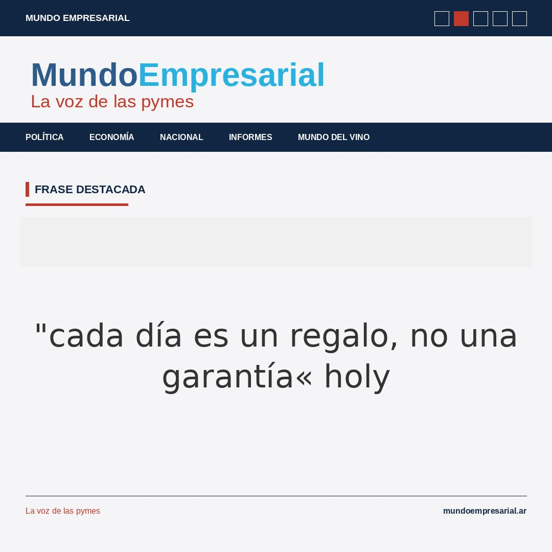 cada - "cada día es un regalo, no una garantía« holy