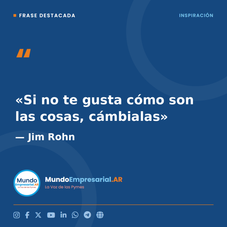 Cambiar lo que no te gusta en tu negocio