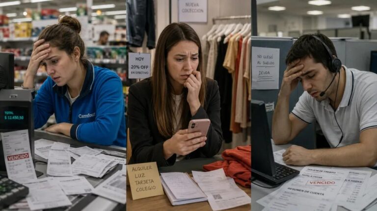 El 40% de los empleados de comercio pide adelantos de sueldo por la crisis de ingresos