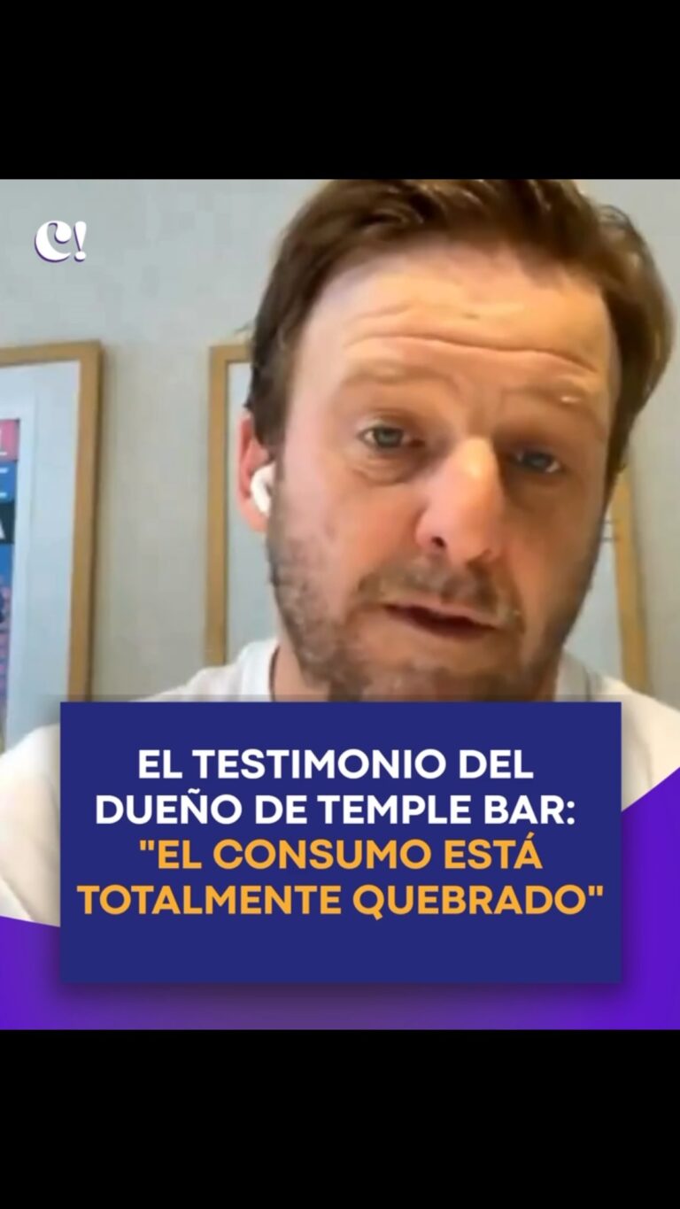 el consumo está durísimo, ¿No? Eh el consumo está totalmente eh yo digo la palabra quebrado, ¿Viste?