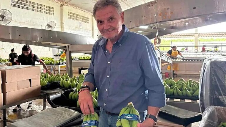 Es el rey del negocio de la banana argentina y advierte que la producción local puede colapsar