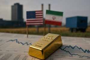 El oro cae mientras la escalada entre EE.UU. e Irán reaviva
