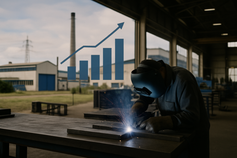 Trabajadores en una planta metalúrgica argentina — escala salarial UOM 2026