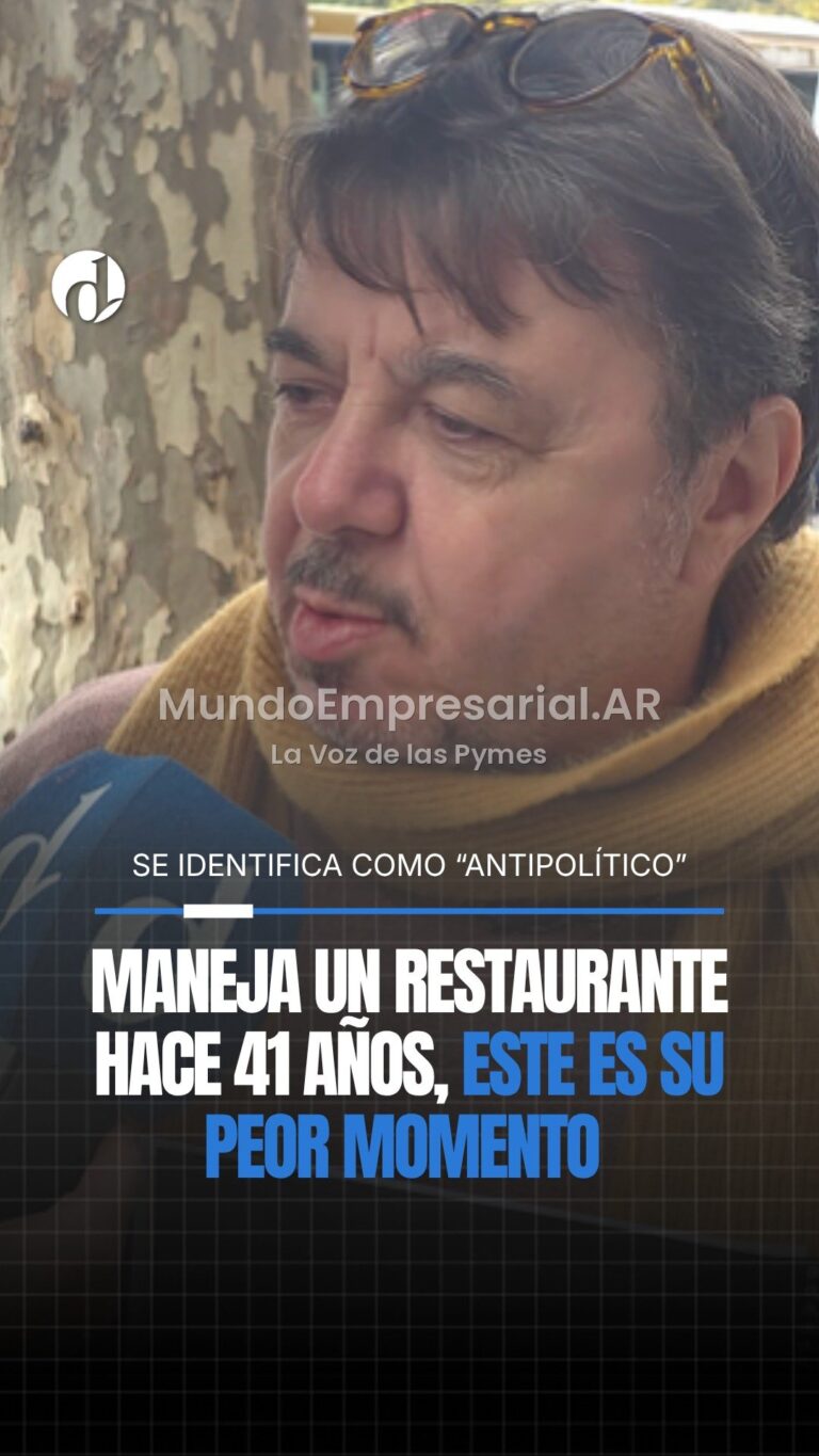 En 41 años, ¿habías vivido una situación así? No, he pasado todas las crisis, pero esta creo que era