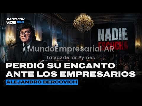 MILEI DESENCAJADO y RECHAZADO en el COUNCIL OF THE AMERICAS l BERCOVICH con TENEMBAUM