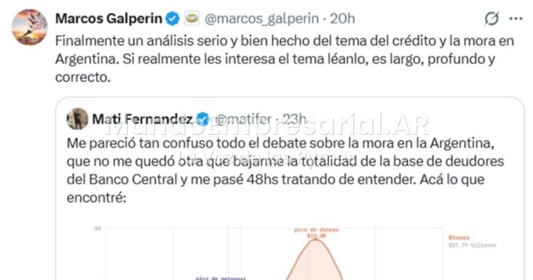 Una por una, todas las falsedadesControversia con Galperín por la explosión de morosidad: La respuesta de CEPA a Mercado LibrePorHernán Letcher