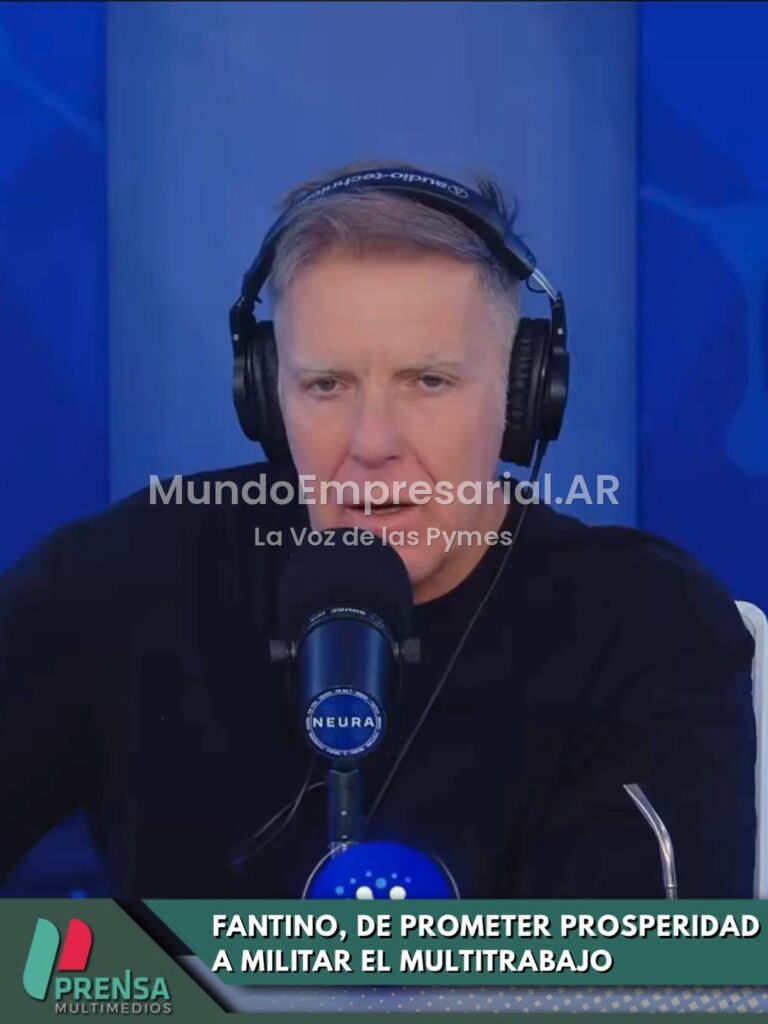 Insólito: Ahora Fantino paso de fabular con los salarios en dolares a que es necesario tener dos trabajos para vivir