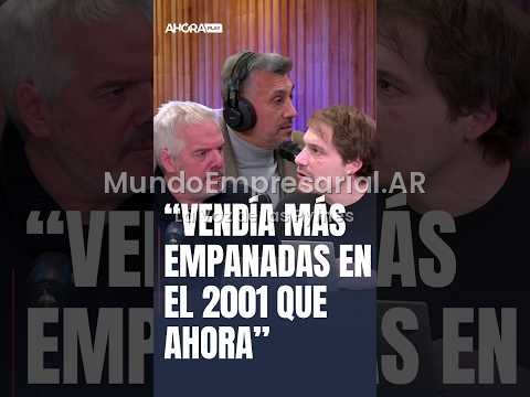 "VENDÍAMOS MÁS EMPANADAS EN EL 2001 QUE AHORA": ALERTA EL DUEÑO DE "EL HORNITO SANTIAGUEÑO"