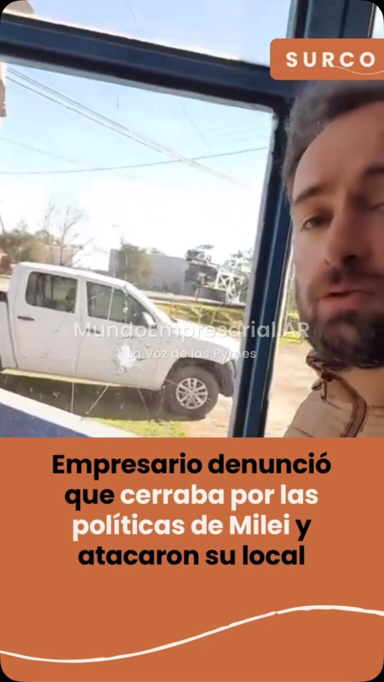 Con esto desayuné esta mañana, vine acá para seguir, como saben, estoy cerrando la empresa, estoy em
