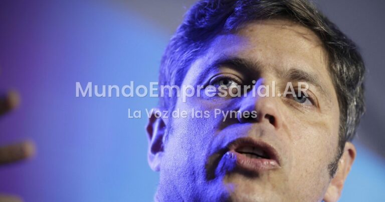 Kicillof a los industriales: "Es la macro de Milei lo que los está fundiendo"