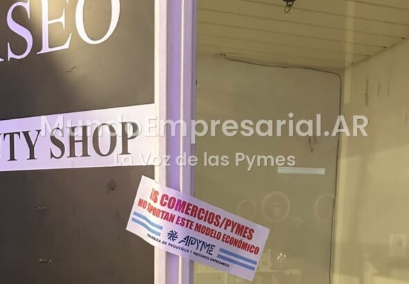 Apyme salió a visibilizar los locales comerciales “que no soportaron el modelo de Milei” - Página|12