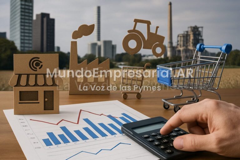 Ventas minoristas pymes: suben 0,3% interanual, caen 1,2% mensual